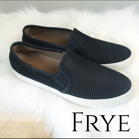 Frye Shoes - NEW FRYE Camille Perforated Slip On Sneakers